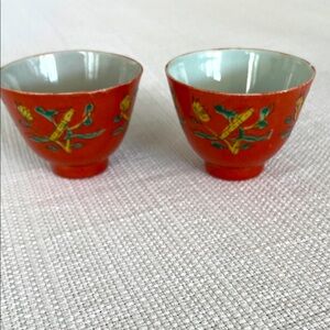 Two Japanese sake cups. Perfect condition